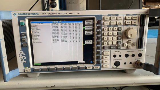 kaufen Rohde und Schwarz FSP7 HF-Spektrumanalysator 9 kHz bis 7 GHz Tischgerät tragbar mit -155 dBm Rauschpegel Online-Herstellung