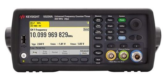 kaufen Schlüsselsicht 53230A 350 MHz Universalfrequenzzähler/Timer, 12 Ziffern/s,20 ps Online-Herstellung