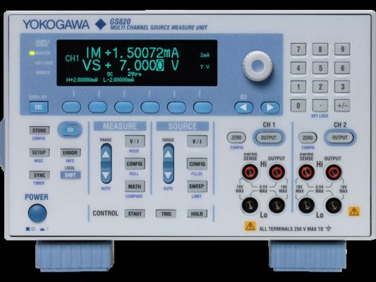kaufen YOKOGAWA GS820 Mehrkanal-Quellenmessgerät mit Vier-Quadranten-Betrieb und isolierter 2-Kanal-Auflösung von 1 pA Online-Herstellung