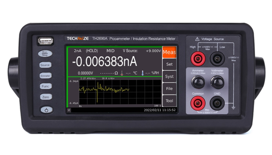 kaufen Tonghui TH2690-Serie Elektrometer Hochwiderstandsmesser mit Auflösung von 0,01fA 3000PΩ-Bereich und 6,5-stelligem Messwert Online-Herstellung