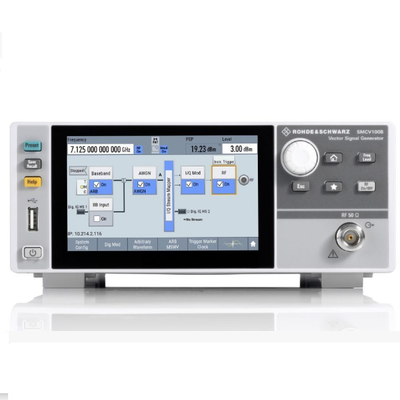 kaufen Rohde Schwarz SMCV100B Vektorsignalgenerator mit I/Q-Modulation im Bereich von 4 kHz bis 6 GHz und 5-Zoll-Touchscreen Online-Herstellung