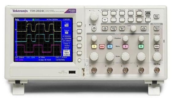 Analog-digitale Bandbreite 2GS/S Tektronix TDS2024C Oszilloskop-200MHz
