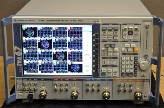 Rohde und des Vektor-Netzwerkanalysators 2 Schwarz ZVA67 Häfen benutzten Instrumente