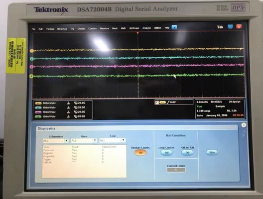 Tektronix DSA72004B Oszilloskop 20 GHz 4 Ch 50 GS/S integrierter digitaler Serienanalysator