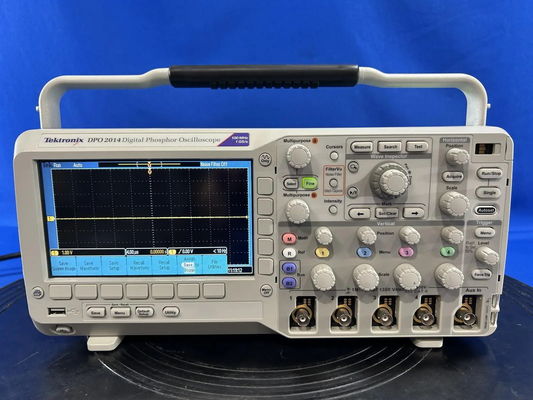 Tektronix DPO2014 Analog Digital Phosphor Oscilloscope 4 Kanal mit 100 MHz 1GS/s