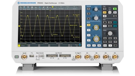 Rohde und Schwarz RTB2002 RTB2004 Oszilloskop 4 Kanal 300 MHz unter vollen Arbeitsbedingungen