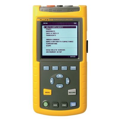 FLUKE 43B POWER ANALYZER 4 Stunden Betriebszeit Leichtbau